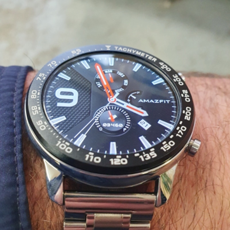 Stainless Steel Watch Bezel Ring For Huami Amazfit GTR 42mm Outer Edge Dial Scale Speed Tachymeter For GTR 47 Watch Case cover