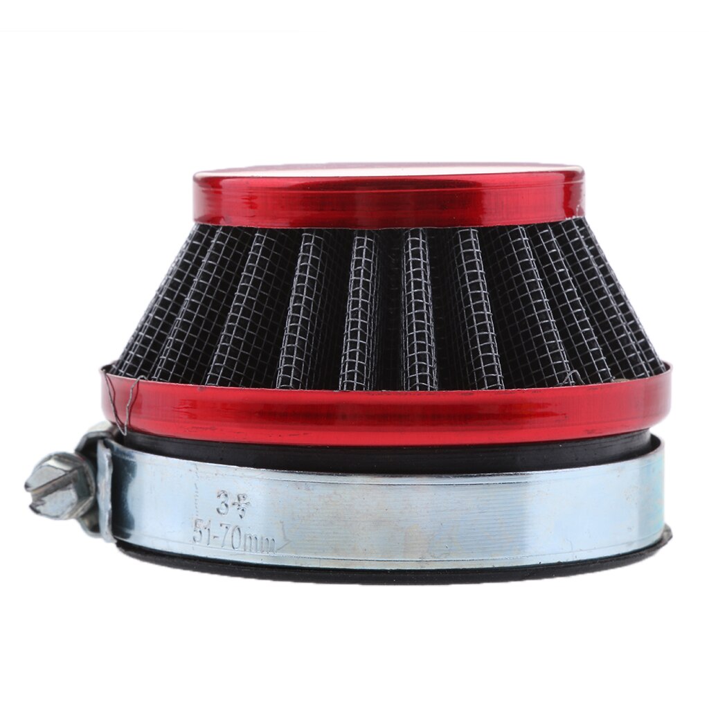 58mm Air Filter Red for Mini Moto Water Liquid Cooled Bike 39cc Minimoto