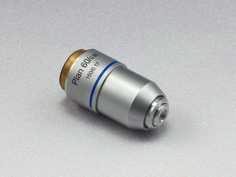 Biological Microscope Plan Objective Lens 4X 10X 20X 40X 60X 100X RMS Thread 160/0.17