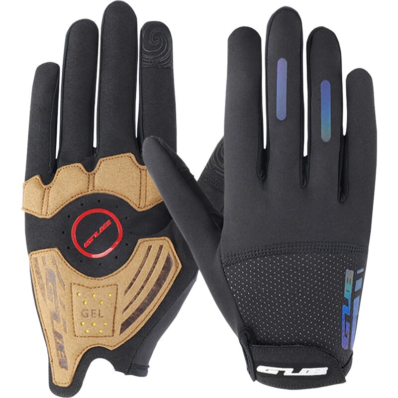 GUB Herbst Und Winter Radfahren Handschuhe Winddicht Und Thermische Warme Touchscreen Rennrad Mountainbike Voll Finger Handschuhe: L