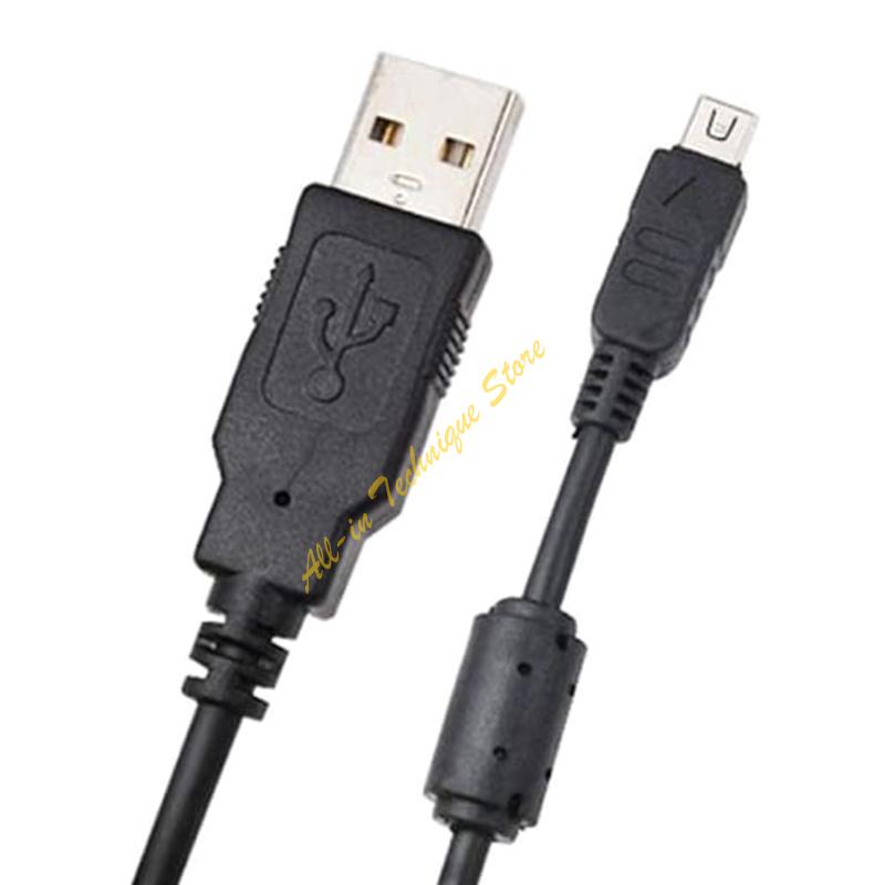 Cable carga datos datos USB Cable 12 pines para CB-USB5/CB-USB6 Reemplazo N1HC