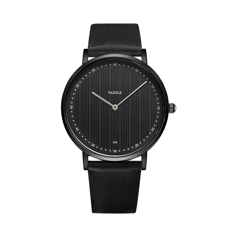 Reloj YAZOLE de lujo para hombre, relojes de pulsera de cuarzo de cuero, reloj de negocios para hombre, reloj de pulsera informal para hombre, reloj Masculino