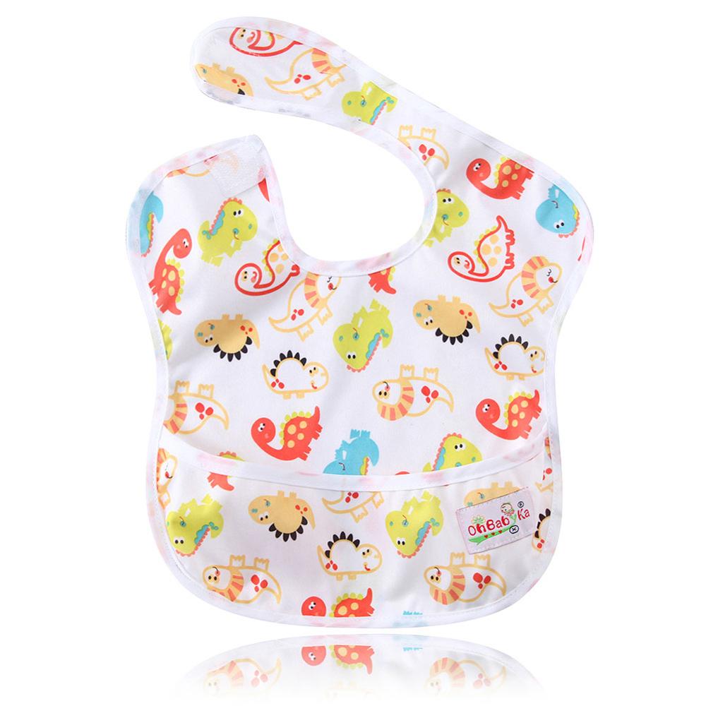 Slabbetjes Leuke Cartoon Slabbers Waterdichte Baby Eten Schilderij Tekening Slabbetjes & Burp met Pocket Baberos Impermeables Baby Slabber: SZY06