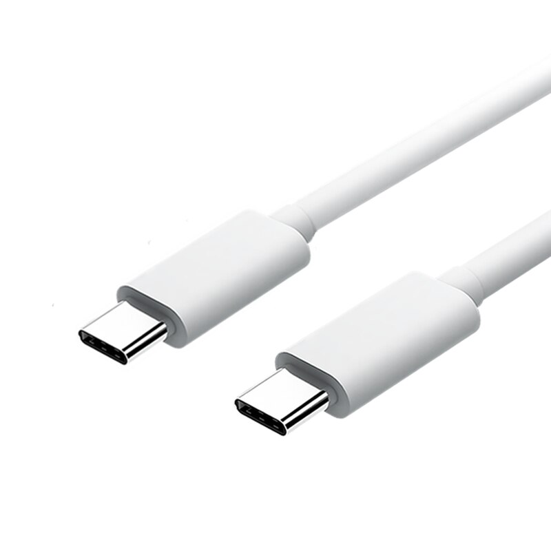 0,25 m/1m/2m Schnelle Ladung PD Kabel USB Typ C Zu Typ C Daten synchronisieren kabel Für Oneplus 7T Huawei Nova 5t 4 3 Profi Samsung A80 A70 S8: Weiß / 1m