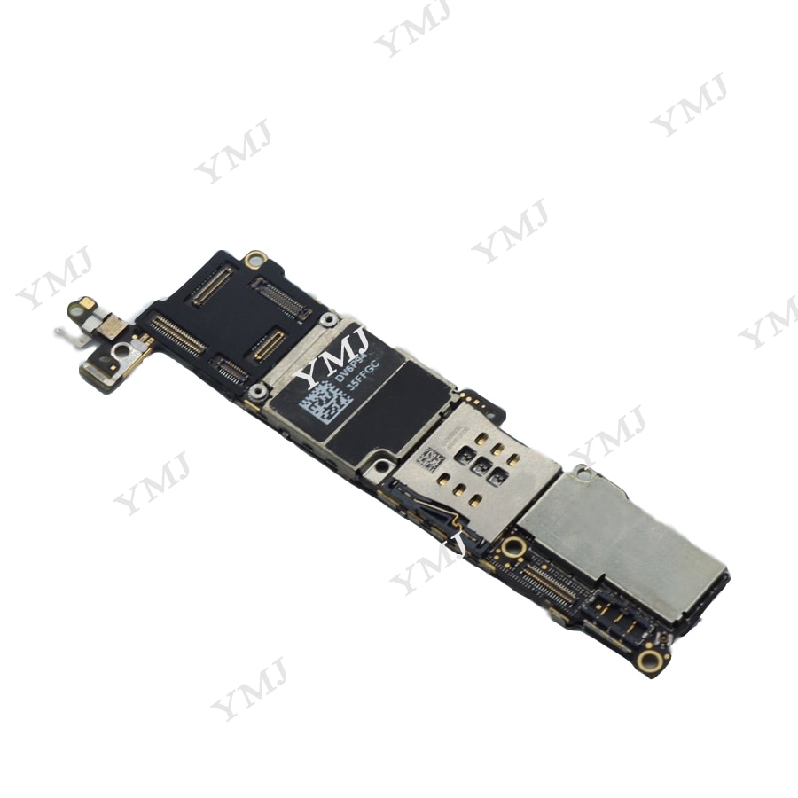 Factory unlocked for iphone 4 4S 5 5C 5S 5SE 6 6Plus Motherboard with chips Original for iphone 6 Logic board Free iCloud