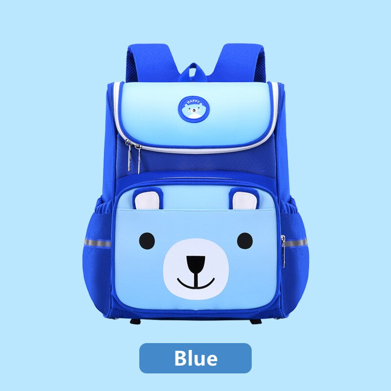Grote capaciteit meisjes jongens 3d schooltassen kinderen orthopedische cartoon beer schooltas rugzak mochila infantil groep 1-5