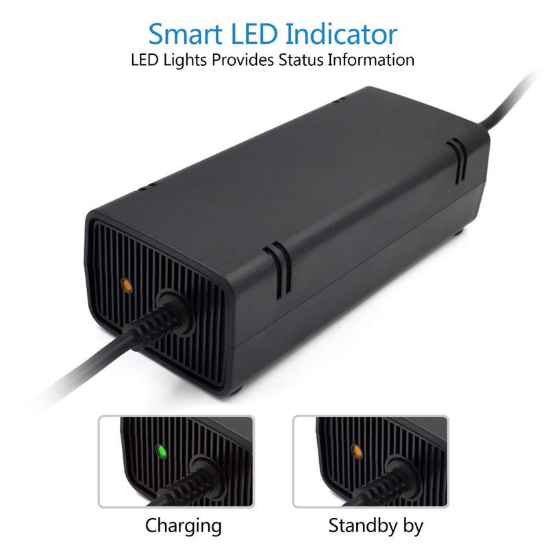 Voor Xbox 360 Slim AC Adapter Voeding Baksteen Voeding 135W Voeding Lader Cord voor Xbox 360 slim Console 100-120V