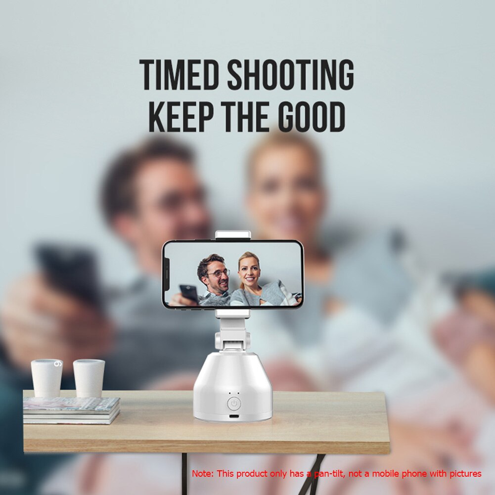 Bluetooth Smart Selfie Stick Phone Mount 360Rotation Auto Face Tracking Tripod Holder Gimbal For Photo Video Vlog Live