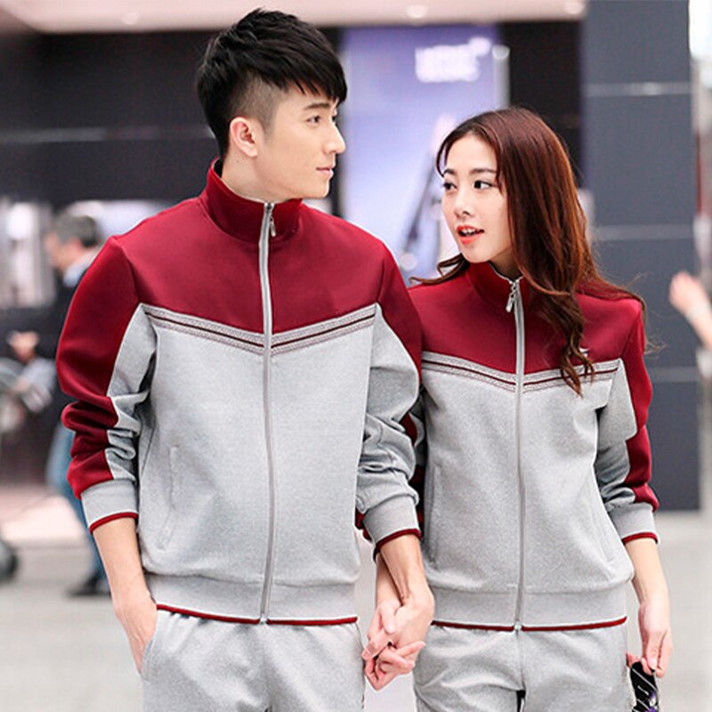 KE-conjunto deportivo para hombre y mujer, ropa deportiva de manga larga, chándal unisex para primavera y otoño