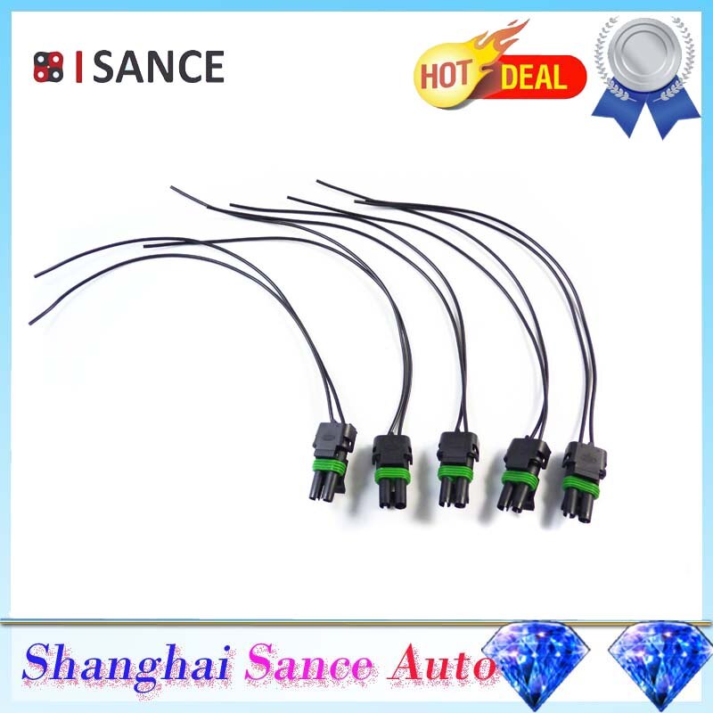 ISANCE Backup Light Lamp Plug Connector Pigtail 1P1035 12085485 For Buick Cadillac Chevrolet GMC Hummer Isuzu Oldsmobile Pontiac