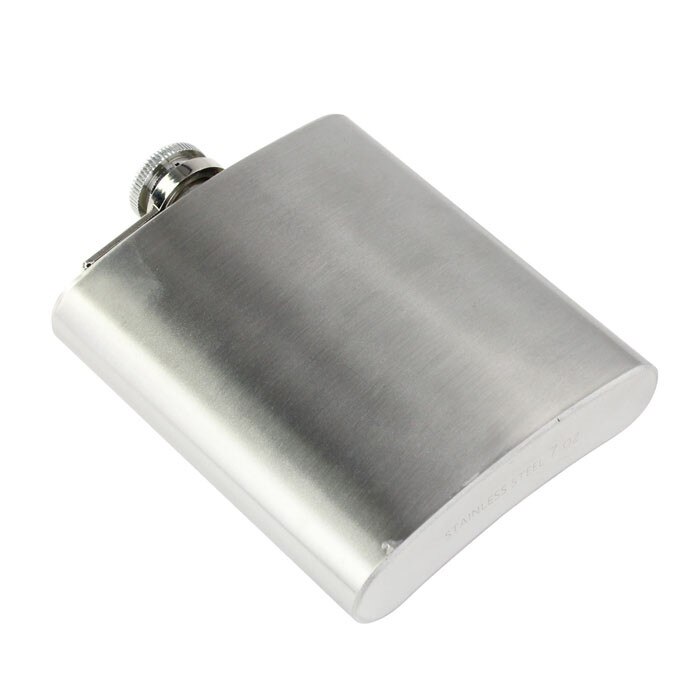 Acier inoxydable poche hanche flasque alcool whisky liqueur bouchon à vis 4 5 6 7 8 9 10 18 OZ liqueur hanche fiole nouveauté # j3s
