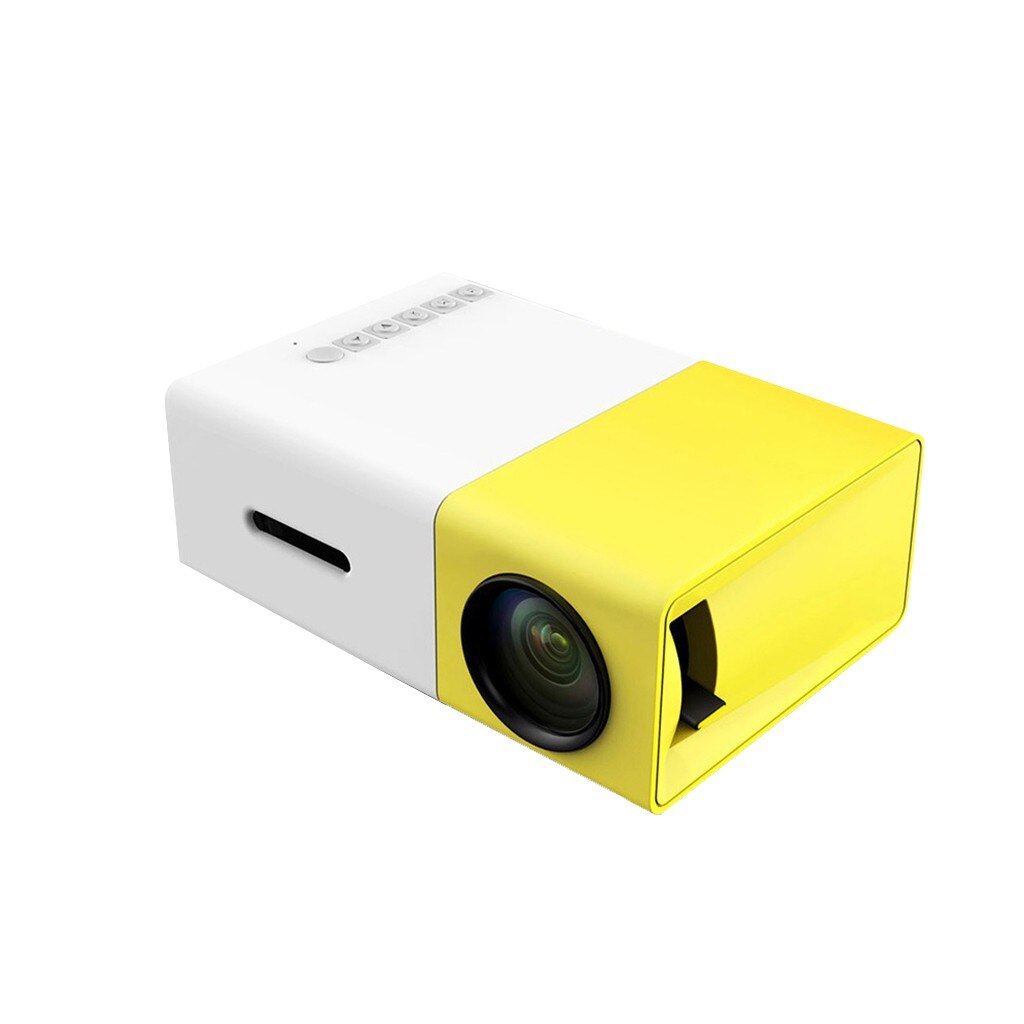 YG300 YG - 300 Mini LCD Projector Full HD Video Projector LED 600LM 320 x 240 1080P Mini Proyector for Home Theater Media Player