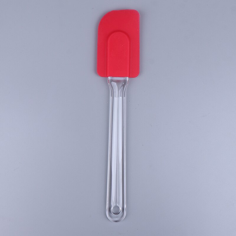 Baking Tools Spatula For Cake Silicone Spatula Baking Pastry Kitchen Spatula Cream Mixer Ice Cream Scoop Cream Scraper: Red
