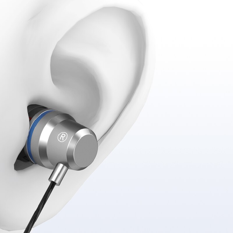 w-ucho typ c metalowy zestaw słuchawkowy z mikrofonem przewodowe słuchawki rodzaj-c muzyka sportowe słuchawki douszne robić Samsung Xiaomi Mi 8 Huawei P20 P30 LeEco