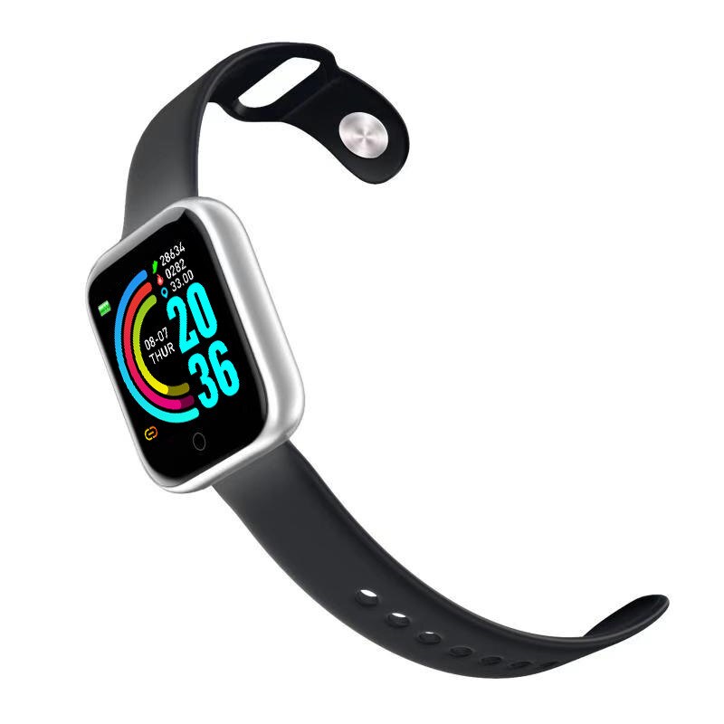 Y68 Smart Bracelet D20 Fitness Bracelet Heart Rate Smart Bracelet Blood Pressure Sport Bracelet Bluetooth Watch Step Counter
