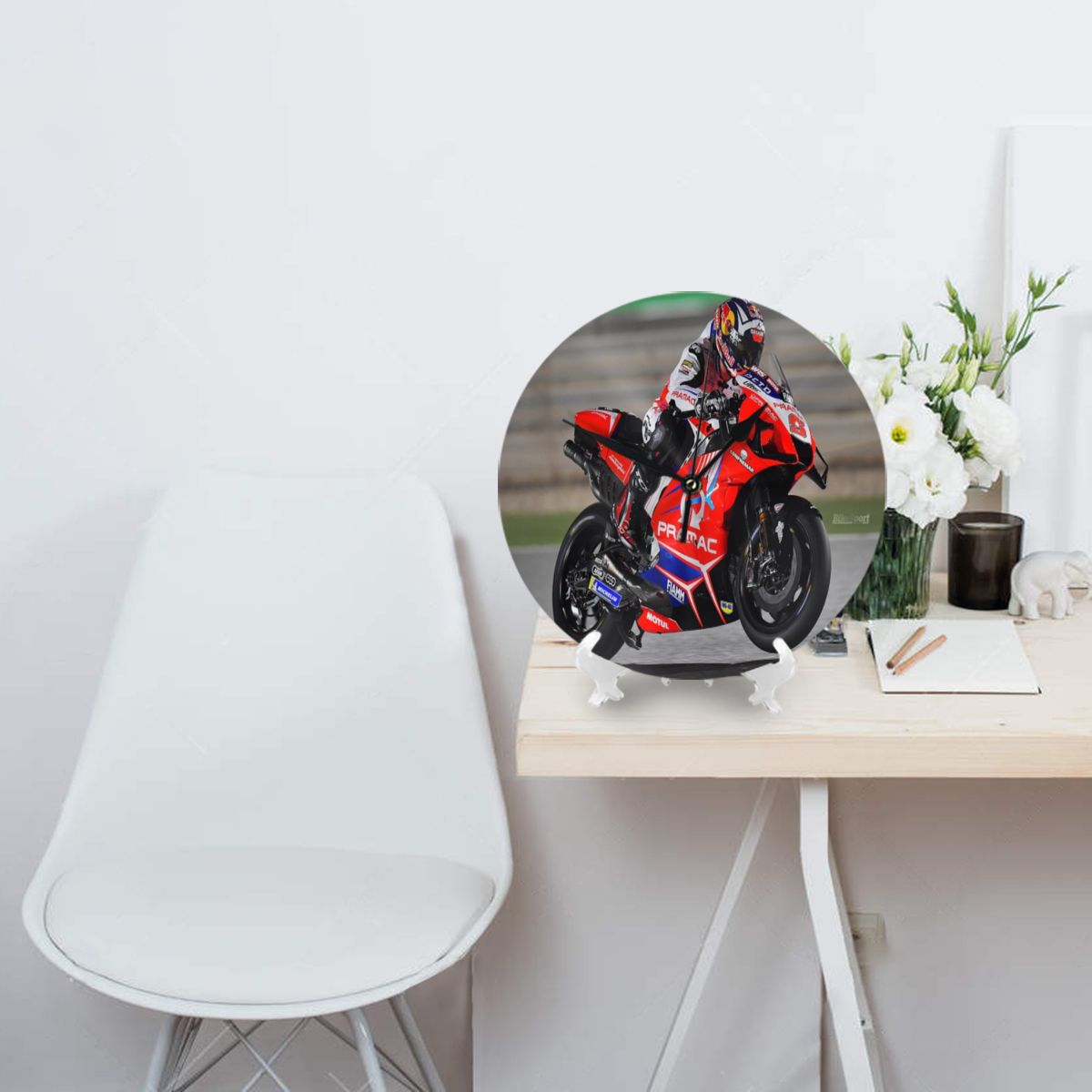 Ducati-relojes Corse 1089 para decoración de pared, reloj de pared de habitación, decoración del hogar, reloj de mesa Digital de Rusia