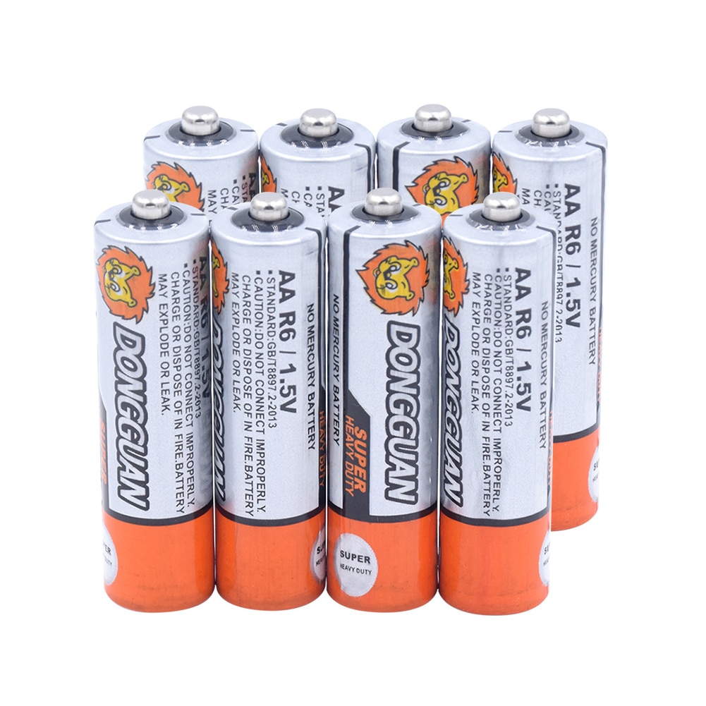 8Pcs Droge Batterij 1.5V Aa Zink Koolstof Batterij Um3 Lr6 Droge Batterijen Voor Speelgoed Afstandsbediening Led Zaklamp, koplamp, Camera
