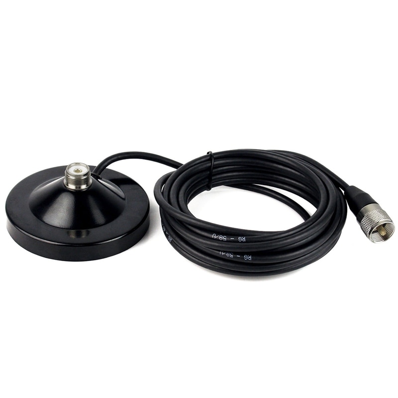 5m koaxial UHF Männlichen Frau90 Handy, Mobiltelefon Auto antenne magnetische dach Basis