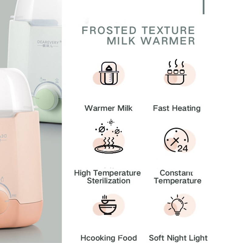 Smart Universal BabyFood Warm Baby Feeding Bottle Warmer Heater Sterilizer 220V Electric Milk Food Warmers with Timer