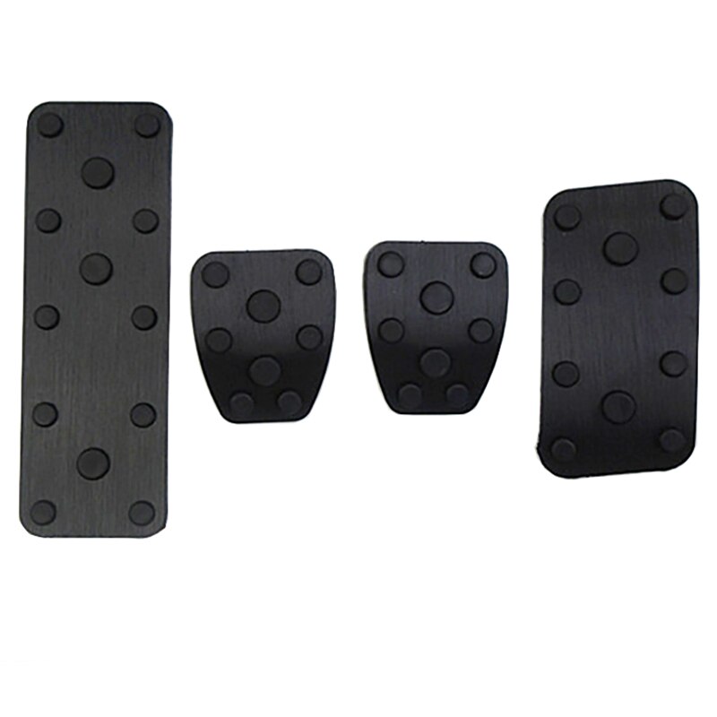 Aluminum Car non-slip Pedals Foot Pads Accelerator Covers For Subaru Outback - Legacy - Accessories black