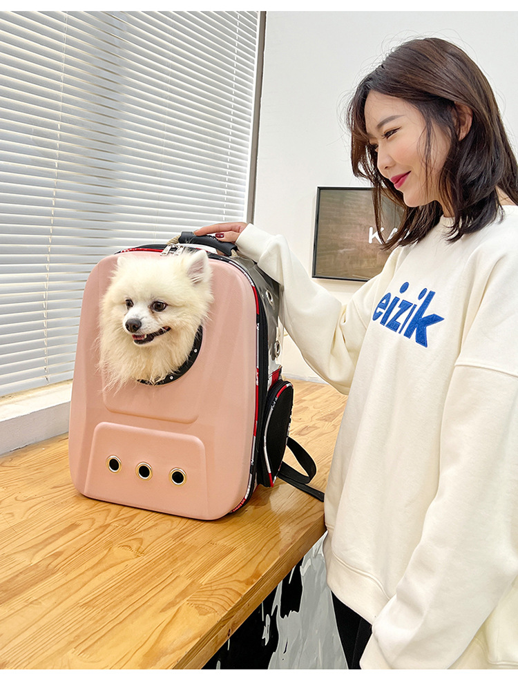 Space Capsule Astronaut Pet Cat Backpack Bubble Window for Kitty Puppy Chihuahua Small Dog Carrier Crate Outdoor Travel Bag Cave