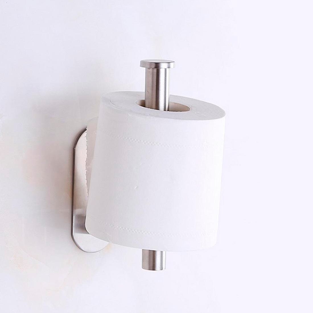 Support mural essuie-mains de cuisine | Rouleau de cuisine en papier, accessoire mural, en acier inoxydable, porte-serviettes de salle de bains