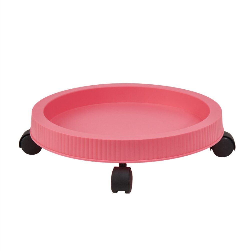 Pot de fleurs en plastique stéréoscopique Vertical empilable, support de semis de fraises de jardin pour la croissance de fleurs de fraises: Pink moving  tray