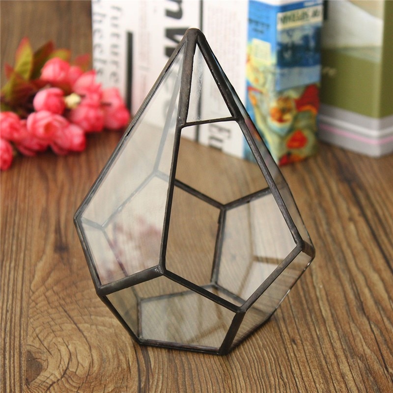 Pot de fleur Air plante planteur verre boîte bricolage Micro paysage verre bouteille jardin polyèdre verre géométrique Terrarium bonsaï
