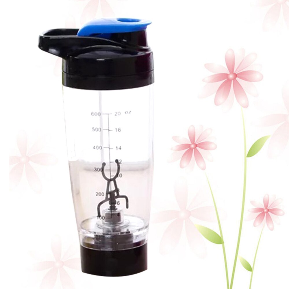 1 Pc Protein Shaker Bottle Vortex Mixer Tornado Shaker Cup 600ml Automatic Portable Battery Operated Stirring Shaker
