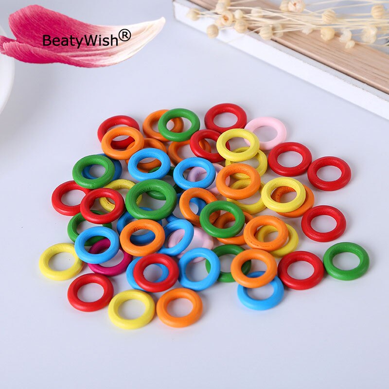 Cuentas 20 piezas de madera para trenzas, cuentas con orificio de 7mm para trenzas