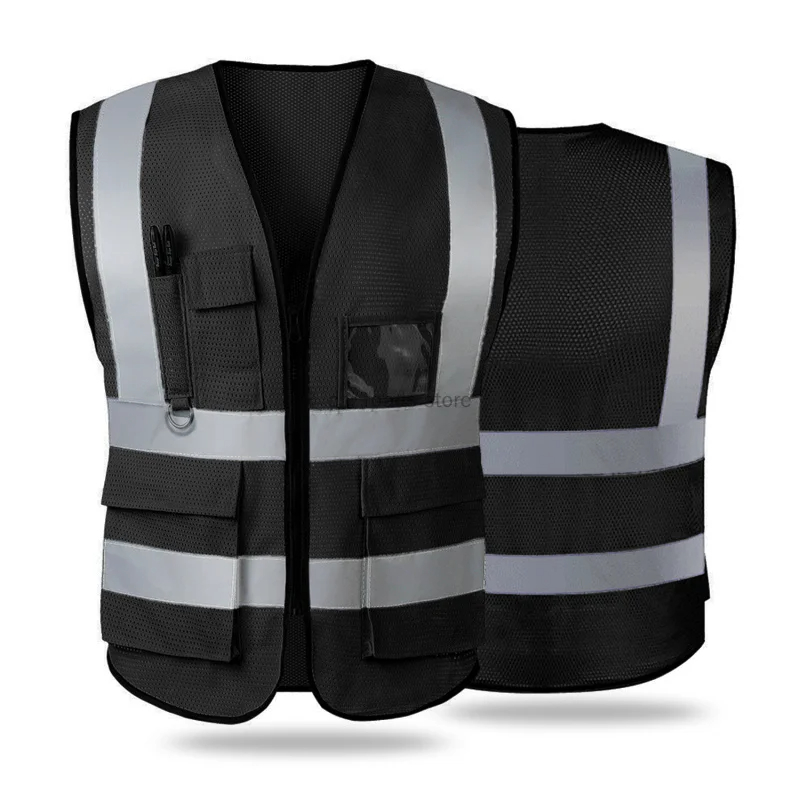 Colete de segurança reflexivo de alta visibilidade, uniforme de trabalho, jaqueta de segurança, roupas reflexas, piloto, geologia do motor, homem