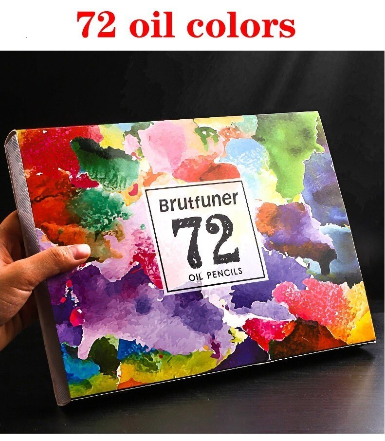 Brutfuner Oil Color Pencils Set 48/72/120/160 Colors Artist Painting Sketching Colored Pencil School Art Supply: 72 Colors