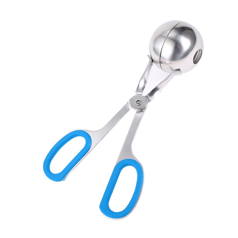 Stainless Steel Meatball Maker Food Clip Stuffing Non-stick Fish Rice Meatball Machine Cooking Tool Kitchen Accessories: Blue / M