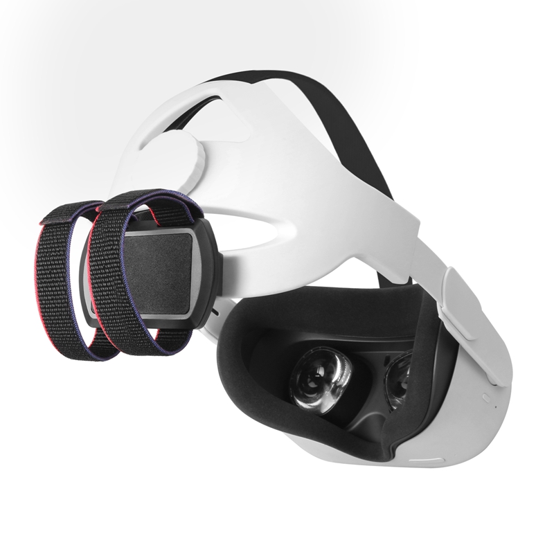 VR Power Bank Fixing Bracket Battery Strap for Oculus Quest 2 Adjustable Head Strap Battery Fixed Holder VR Accessories