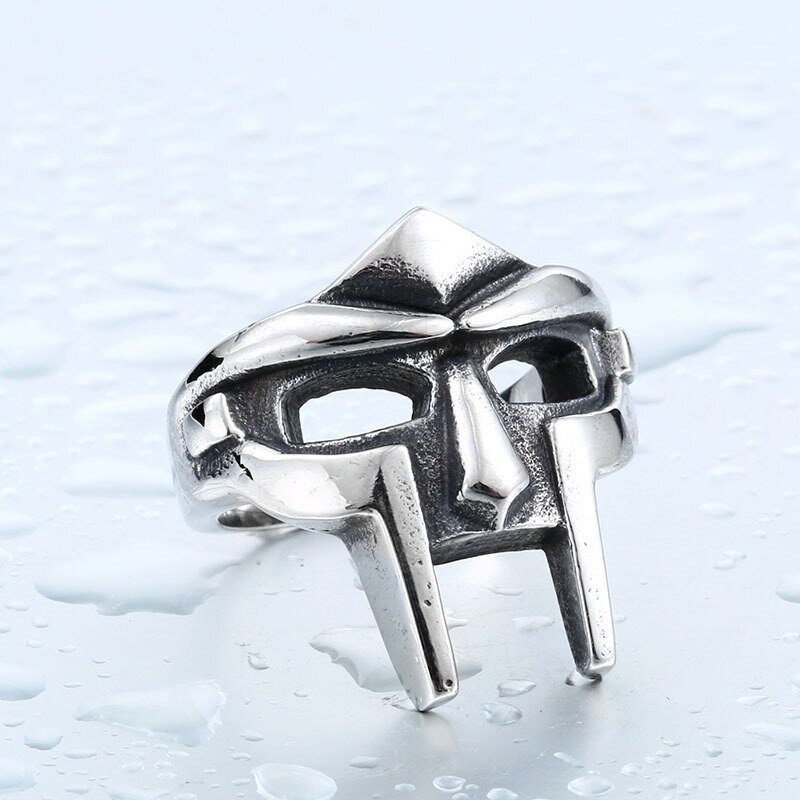 Klassieke Retro Heren Ring Punk Stijl Egyptische Farao Masker Mannelijke Ring Accessoires Sieraden Voor Man Party Beste