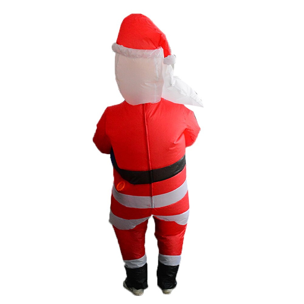 Christmas Inflatable Santa Claus Costumes Adult Kids Snowman Fancy Dress Halloween Carnival Cosplay Outfit Birthday Party Suit