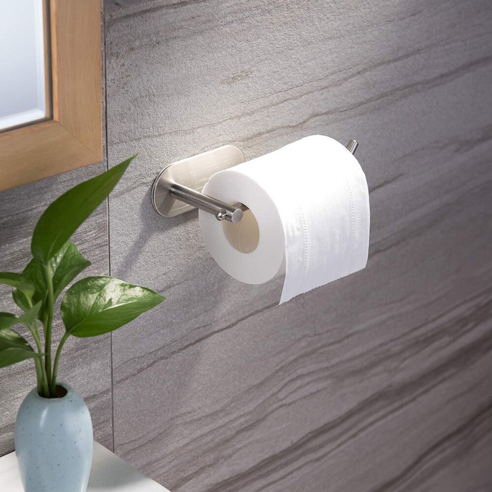 Håndklædeholder/ håndklædering - selvklæbende håndklædestang til køkken og badeværelse ingen boring