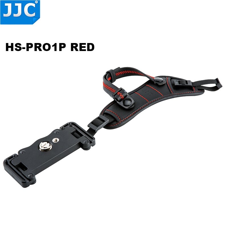 Jjc Quick Release Dslr Camera Strap Handgreep Polsband Voor Sony Nikon Canon Panasonic Olympus Camera Sling Riem Accessoires: HS-PRO1P RED