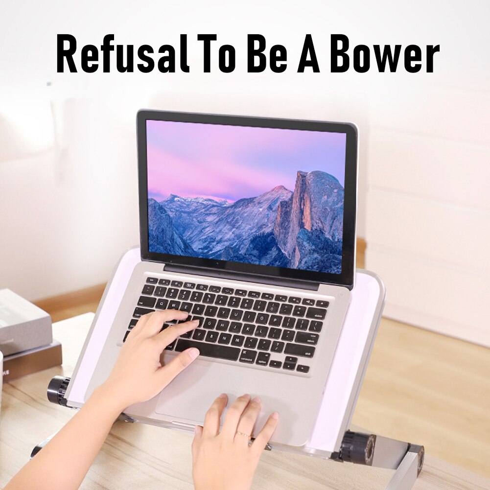 Aluminum alloy Laptop Stand for iPad Tablet Computer Monitor Stand Riser Adjustable Portable Foldable Laptop Notebook Holder