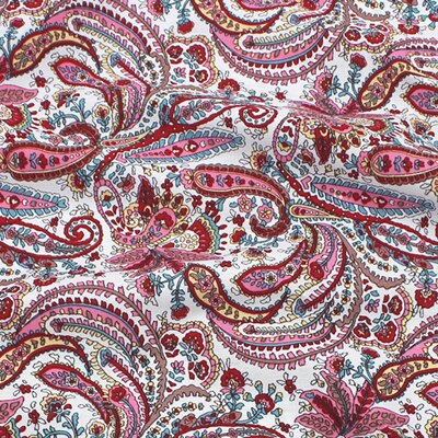 Pampas Flora-tela para coser algodón, popelina lisa de verano, ropa para niños, bricolaje, decoración de ropa para bebé, 147 g/m, 160x50cm: Fabric 2