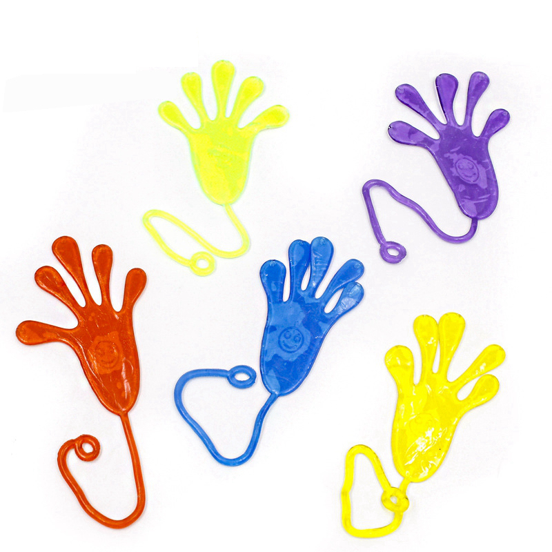 5 stks/zak Squishy Kleverige Handen Antistress Slap Palm Fun Joke Nieuw Speelgoed Voor Kinderen Squishi Anti-Stress squishies