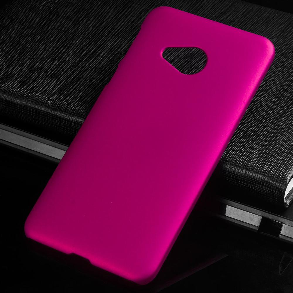 Matte Plastic Coque Cover 5.2For Htc U Play Case For Htc U Play Uplay Phone Back Coque Cover Case: Rose Red