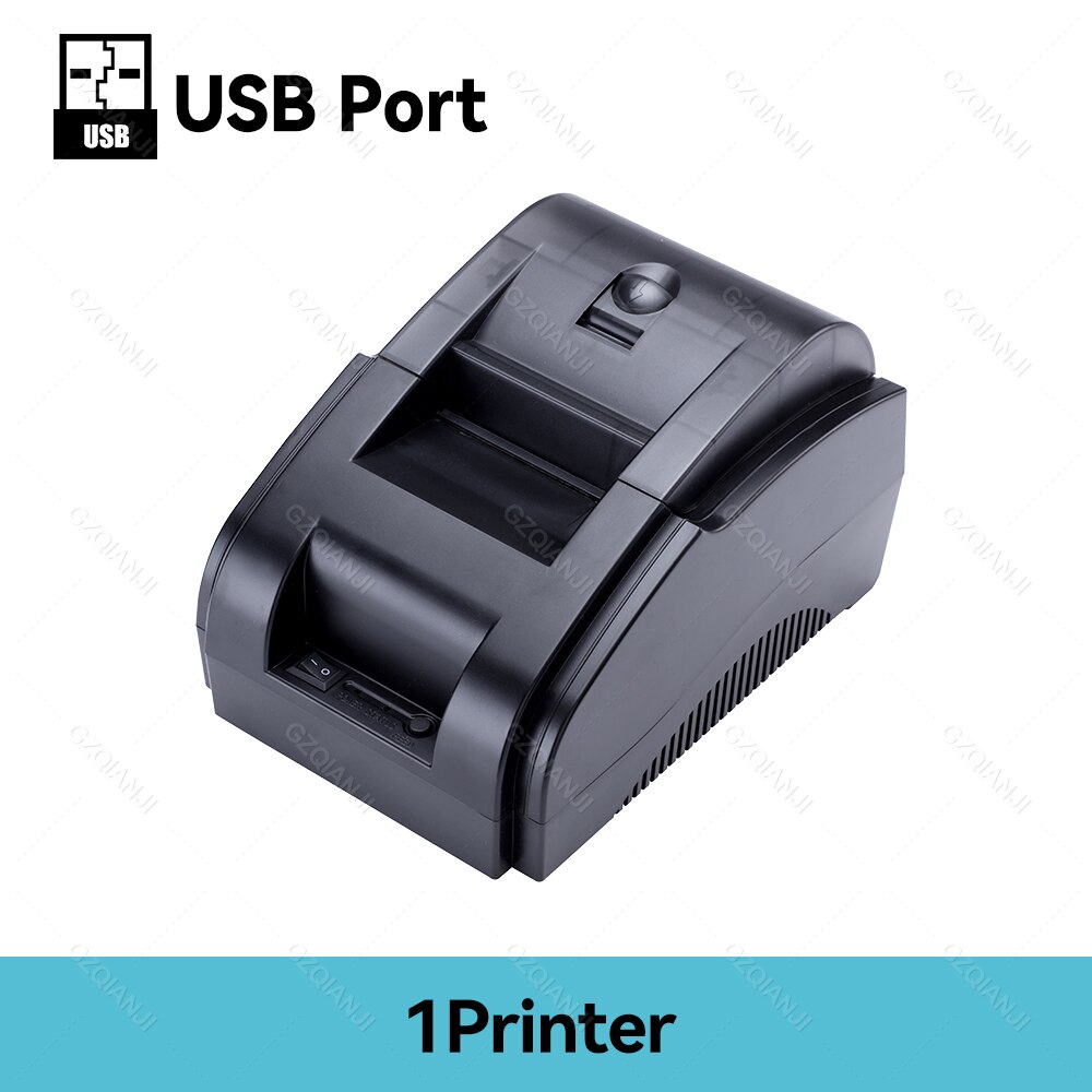 Mini Desktop Pos Bill Receipt Thermal Printer 58mm Bluetooth Impressora Express Barcode принтер Impresora Maker ink free: BK USB / EU plug
