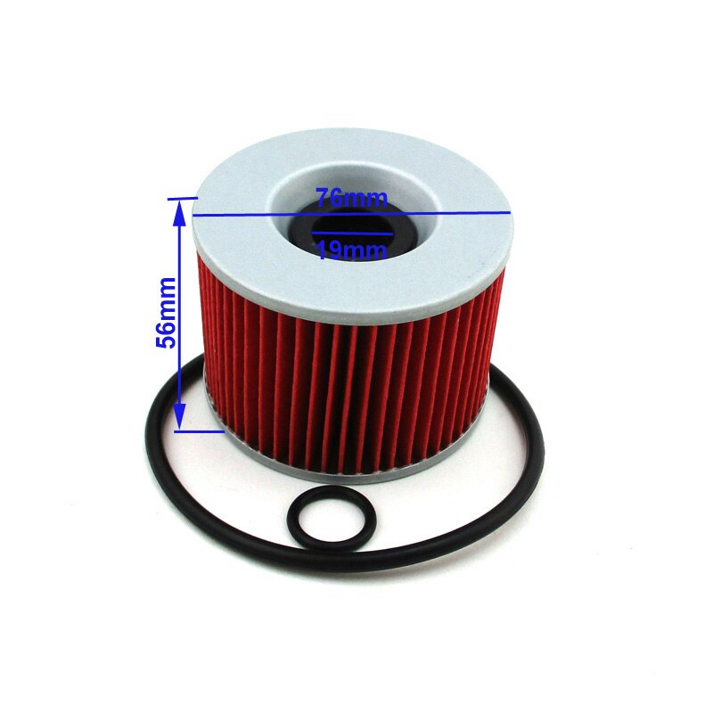 XLSION 10x Oil Filter For Yamaha XJR1300 XJR1200 FJ1100 FJ1200 FZX750 FZ750 FZR750R FZR1000 KAWASAKI ZX400F EX250R NINJA 250