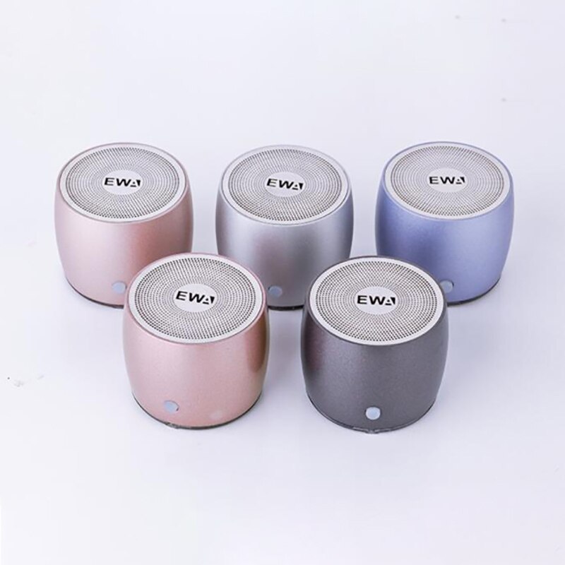 EWa A103 Draagbare Speaker Voor Telefoon/Tablet/PC Mini Draadloze Bluetooth Speaker Metallic USB Input MP3 Speler