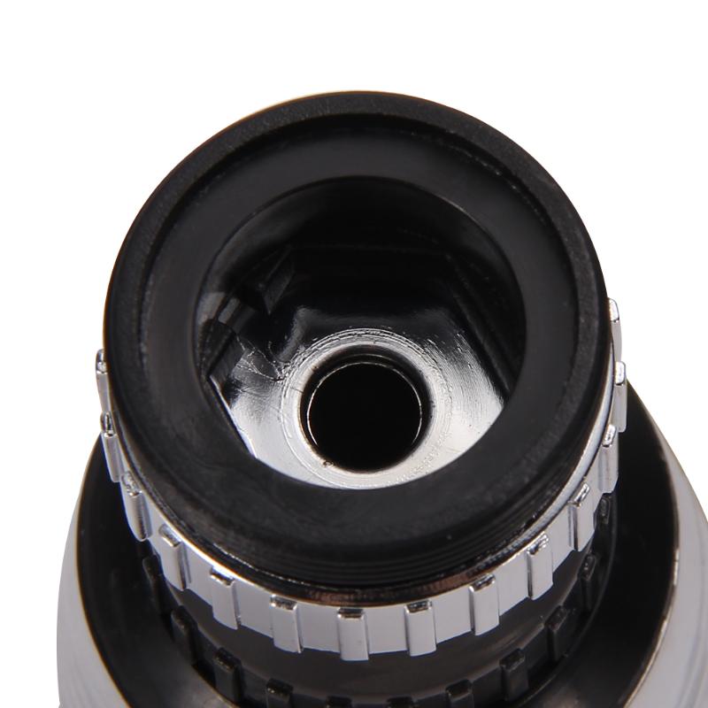 360° Swivel Faucet Aerator – Water Saving Bubbler With Filter, Adjustable Nozzle, Black Plastic, Fits 22-24mm Adapter