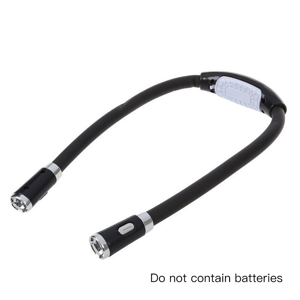 4 standen nieuwigheid nek knuffel boek licht handsfree nek licht led nachtlampje zaklamp voor slaapkamer verlichting of buiten leeslamp: 01