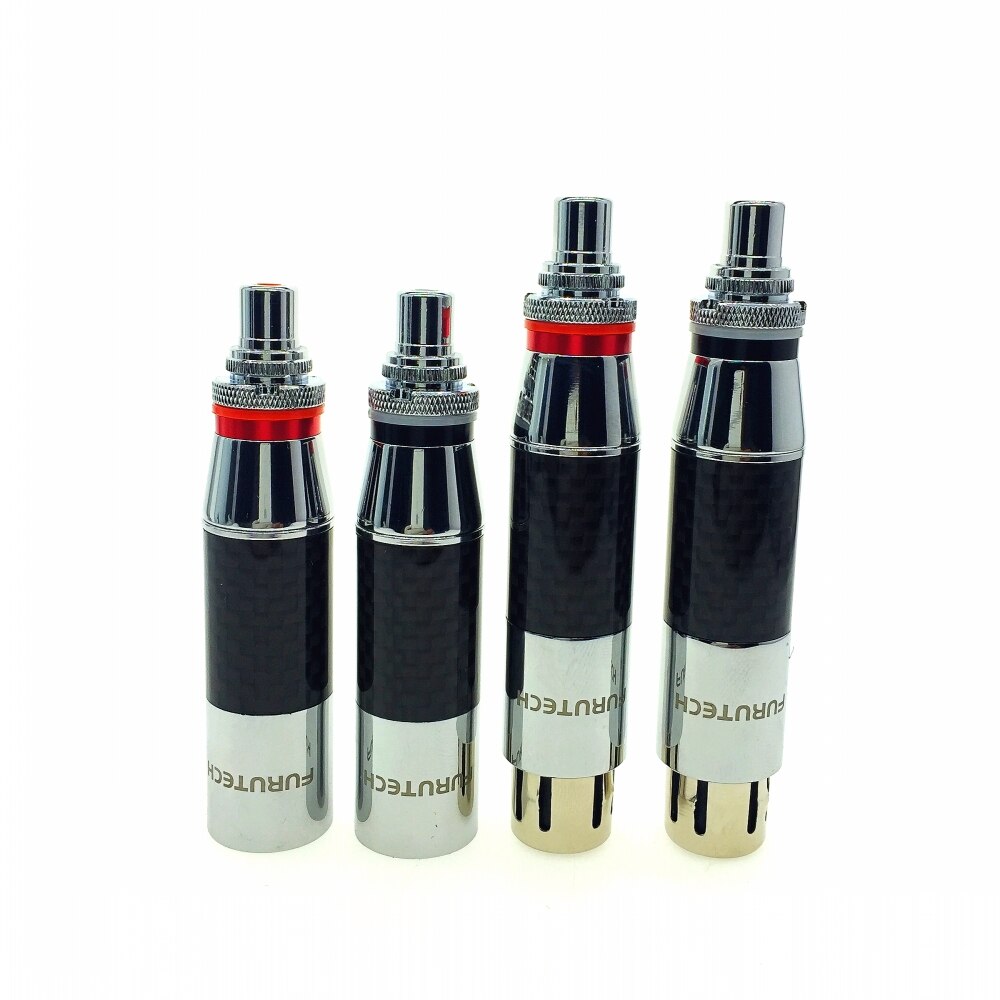 FURUTECH CF-601M y CF-602F adaptador de enchufe de Cable equilibrado rodio XLR macho hembra a conector hembra RCA