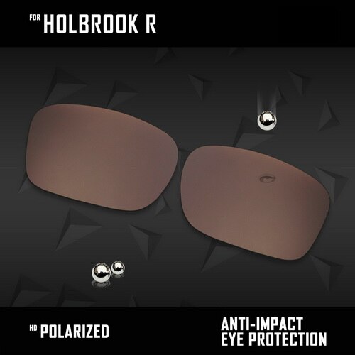 OOWLIT Linsen Ersatz Für Oakley Holbrook R OO9377 Sonnenbrille Polarisierte-Multi Farben: Erde Braun