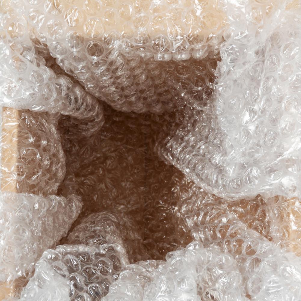 1 Roll Bubble Cushioning Wrap Useful Double Layer Air Bubble Roll Long-lasting Protective Bubble Cushioning Wrap Roll